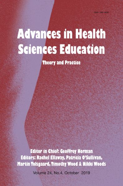 Advances in Health Sciences Education