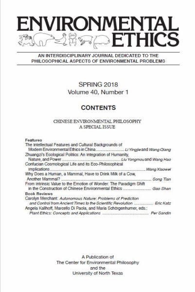 Environmental Ethics