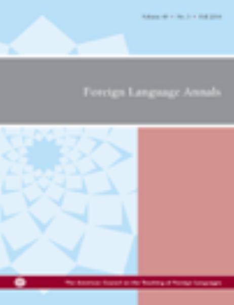 Foreign Language Annals