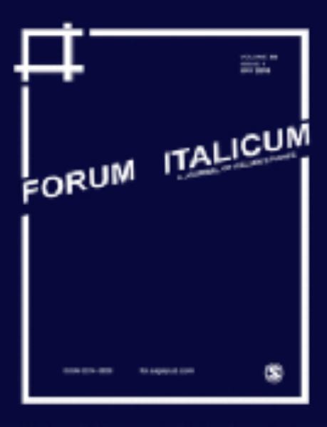 Forum Italicum A Journal of Italian Studies