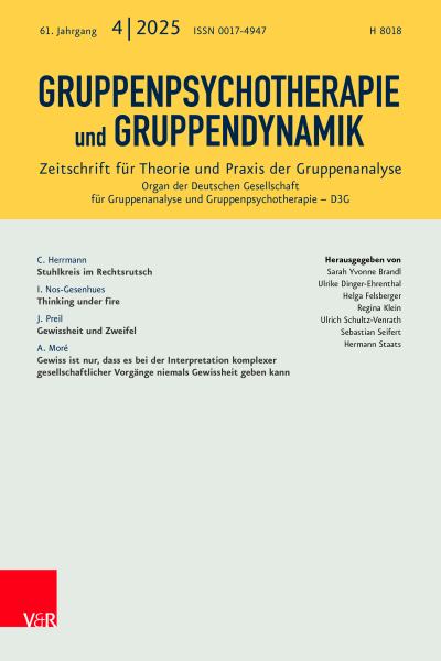Gruppenpsychotherapie und Gruppendynamik