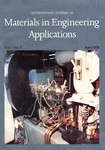 International Journal of Materials in Engineering Applications