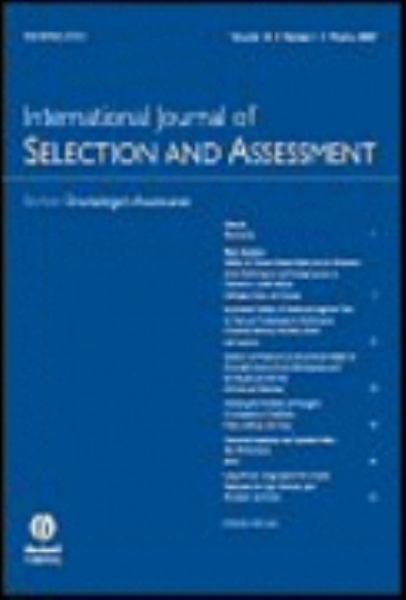 International Journal of Selection and Assessment