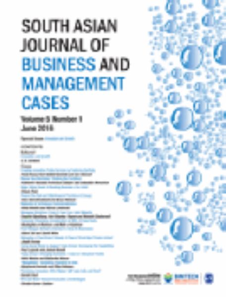 South Asian Journal of Business and Management Cases