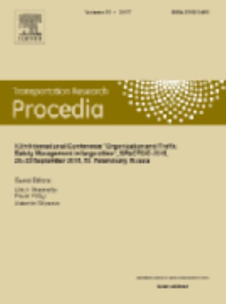 Transportation research procedia - 学术期刊 - 恩特学术 - scimago | 影响因子 | 分区 ...